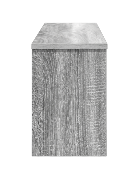 Appendiabiti a muro Grigio sonoma 80 x 20 x 30 cm