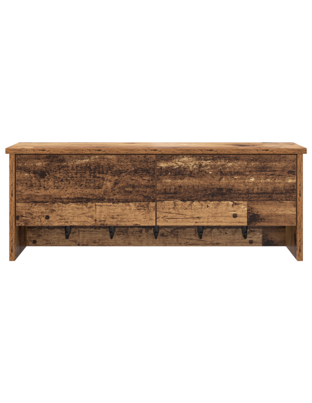 Appendiabiti a muro Legno vecchio 80 x 20 x 30 cm