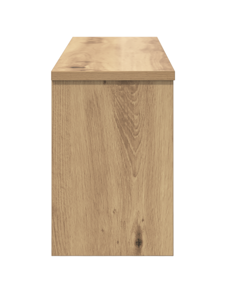 Appendiabiti a muro rovere artigianale 80 x 20 x 30 cm