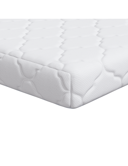 Materasso Bianco 60 x 120 cm Tessuto Jacquard