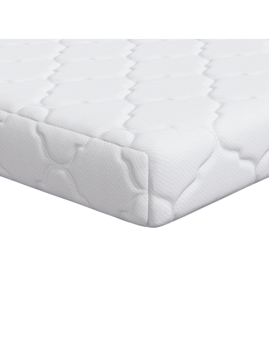 Materasso Bianco 80 x 160 cm Tessuto Jacquard