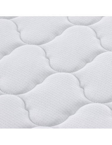 Materasso Bianco 80 x 160 cm Tessuto Jacquard