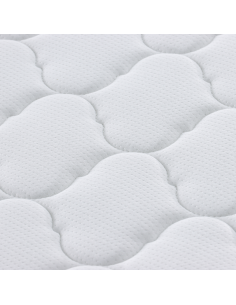 Materasso Bianco 70 x 200 cm Tessuto Jacquard 2