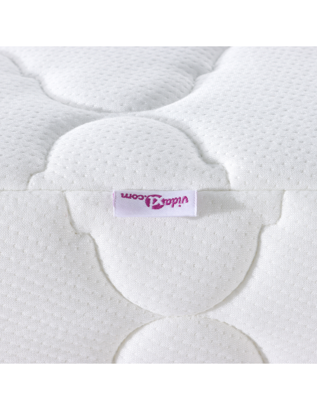 Materassi Bianco 190 x 90 cm Tessuto in Poliestere al 100%
