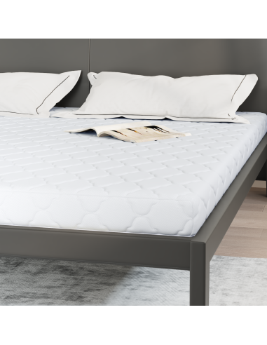 Materasso Bianco 180 x 200 cm Tessuto Jacquard