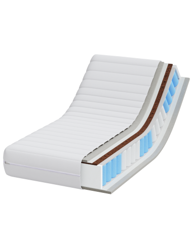 Materasso Bianco 60 x 120 cm Molle Insacchettate
