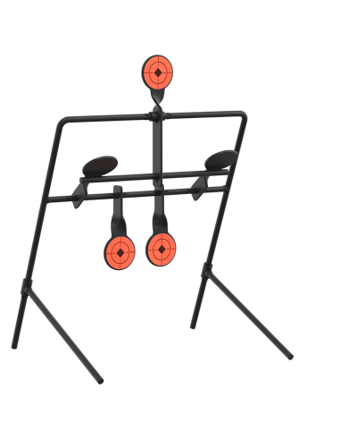 Bersaglio che si ripristina Nero 40 x 34 x 53 cm Acciaio
