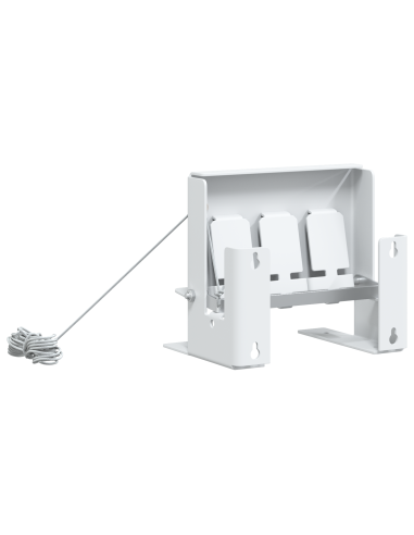 Obiettivo Knockdown Biathlon Bianco 18 x 14,5 x 16 cm Acciaio