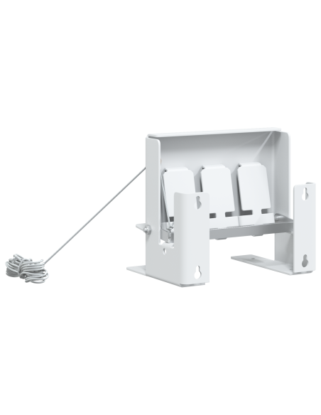 Obiettivo Knockdown Biathlon Bianco 18 x 14,5 x 16 cm Acciaio