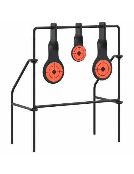 Bersaglio da Tiro Nero 40 x 34 x 53 cm Acciaio