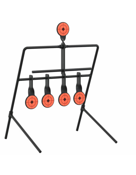 Bersaglio da Tiro Nero 40 x 34 x 53 cm Acciaio