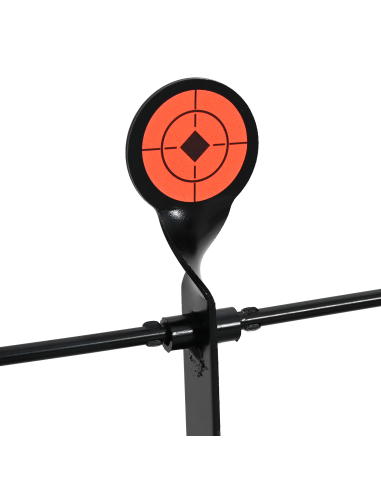 Bersaglio che si ripristina Nero 38 x 20 x 33.5 cm Acciaio