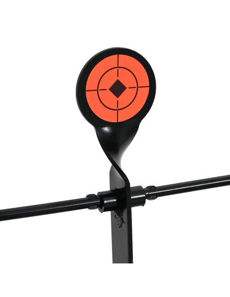 Bersaglio che si ripristina Nero 38 x 20 x 33.5 cm Acciaio