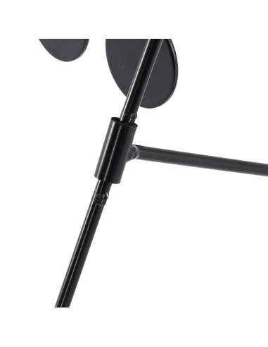 Bersaglio che si ripristina Nero 38 x 20 x 33.5 cm Acciaio