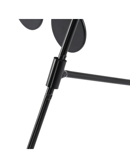 Bersaglio che si ripristina Nero 38 x 20 x 33.5 cm Acciaio