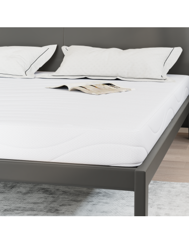 Materasso Bianco 200 x 200 cm Tessuto Jacquard