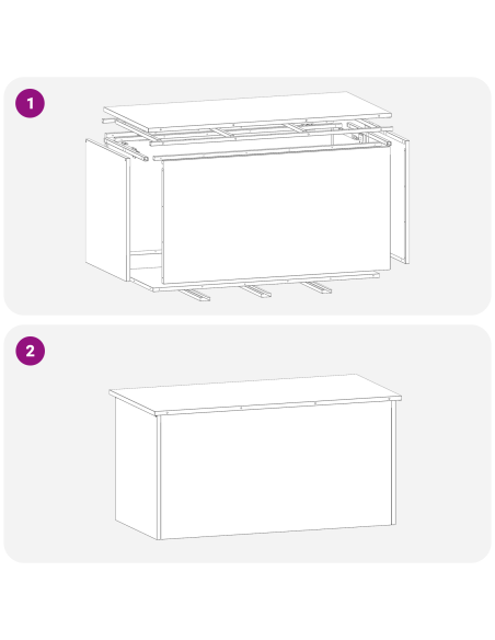 Scatola di Stoccaggio Esterno Verde oliva 100 x 50,5 x 50 cm