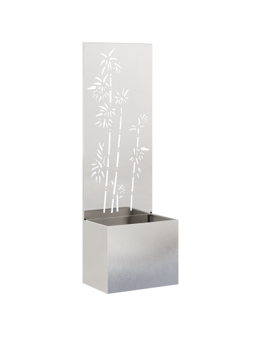 Schermo per privacy in giardino Floreale Argento 50 x 140 cm