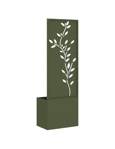 Schermo per privacy in giardino Oliver verde 50 x 140 cm