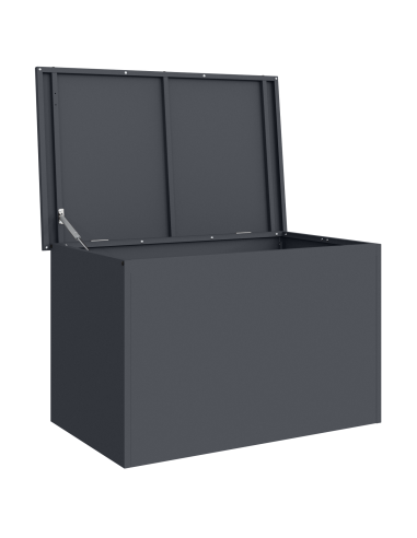 Scatola di Stoccaggio Esterno Antracite 80 x 50,5 x 50 cm