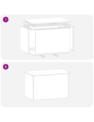 Scatola di Stoccaggio Esterno Argento 80 x 50,5 x 50 cm Acciaio
