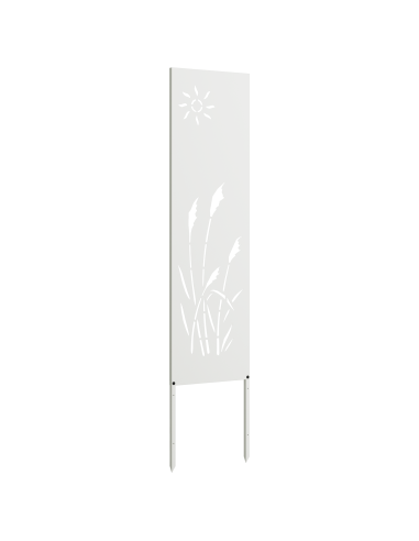 Schermo per privacy in giardino Traforo Bianco 32 x 140 cm