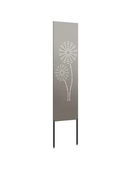 Pannello Decorativo da Giardino Ruggine 32 x 140 cm