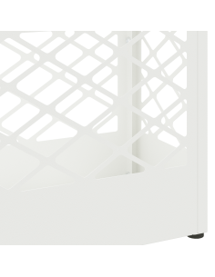 Supporto per Ombrellone Bianco 28 x 12 x 41 cm Acciaio 2
