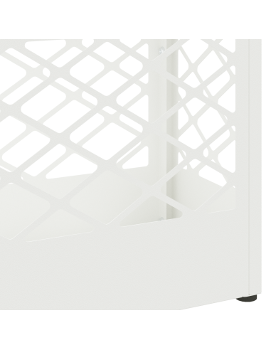 Supporto per Ombrellone Bianco 28 x 12 x 41 cm Acciaio