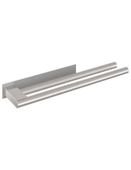 Porta asciugamani Argento 40 x 9 x 4 cm Acciaio inossidabile