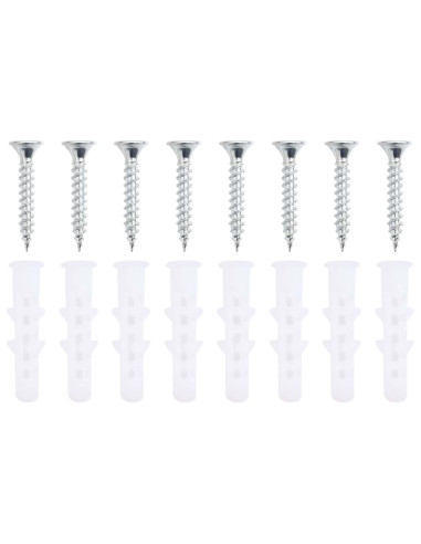 Porta asciugamani Nero 61 x 23 x 17 cm Acciaio inossidabile