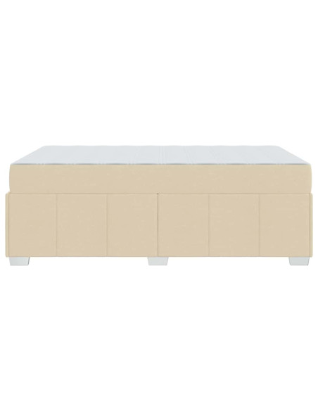 Struttura del letto Crema 120 x 200 cm Tessuto