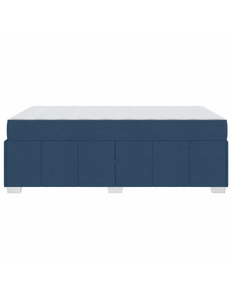 Struttura del letto Blu 120 x 200 cm Tessuto