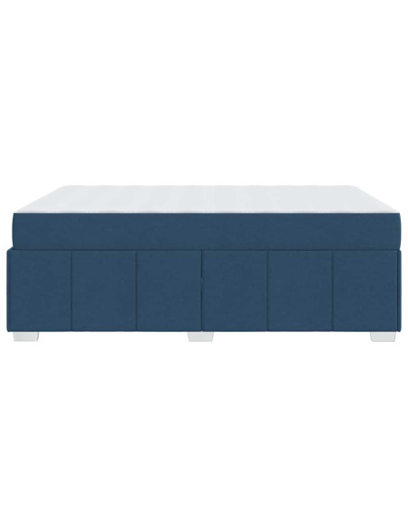 Struttura del letto Blu 140 x 200 cm Tessuto