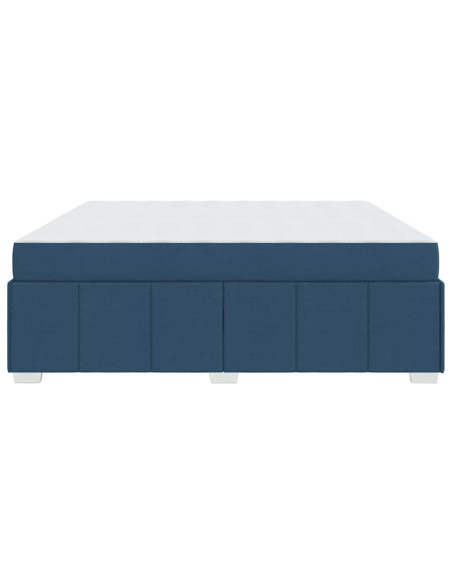 Struttura del letto Altro Blu 200 x 200 cm Tessuto