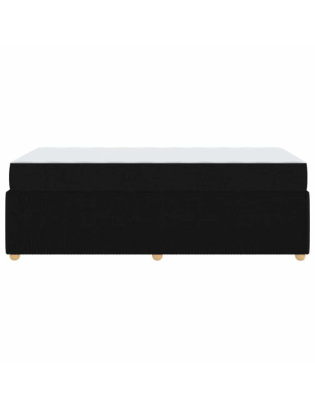 Struttura del letto Altro Nero 80 x 200 cm Tessuto