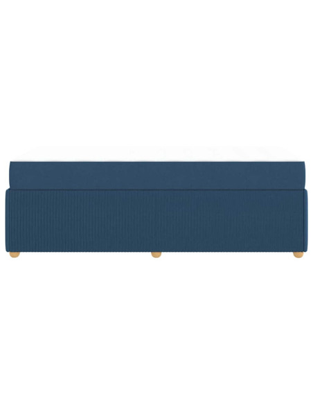 Struttura del letto Altro Blu 90 x 190 cm Tessuto