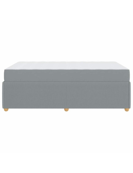 Struttura del letto Altro Grigio chiaro 120 x 190 cm Tessuto