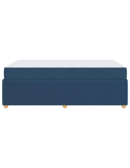 Struttura del letto Altro Blu 120 x 190 cm Tessuto