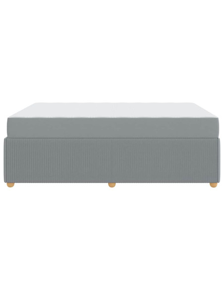 Struttura del letto Altro Grigio chiaro 140 x 200 cm Tessuto