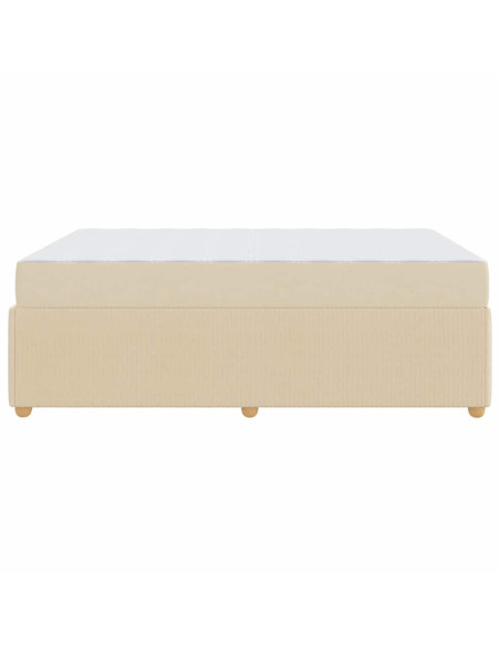 Struttura del letto Altro Crema 140 x 200 cm Tessuto