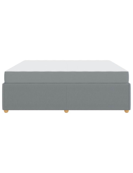 Struttura del letto Altro Grigio chiaro 180 x 200 cm Tessuto