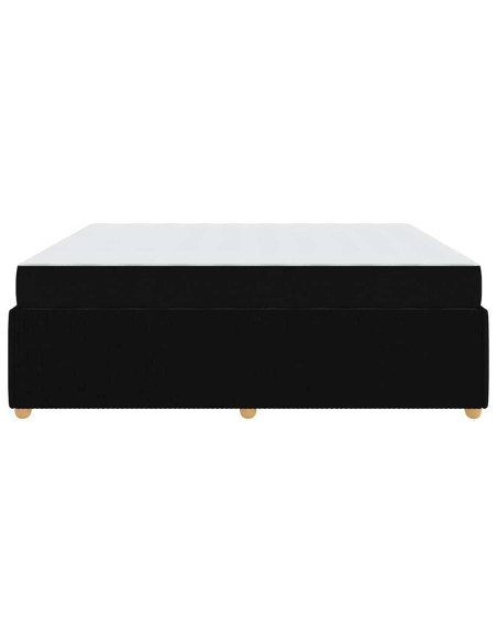 Struttura del letto Altro Nero 180 x 200 cm Tessuto