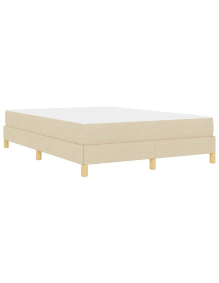 Letto a molle Crema, Marrone 140 x 200 cm