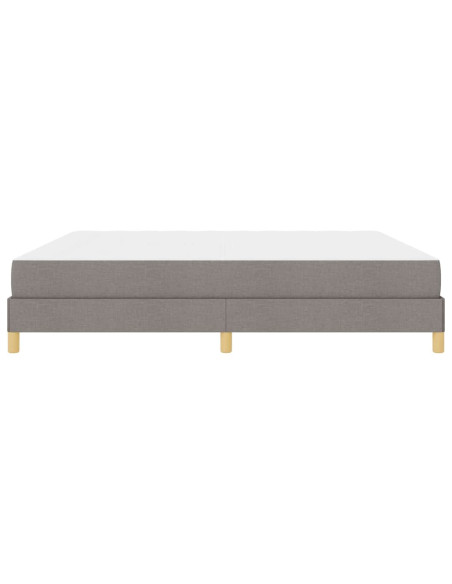 Letto a molle Tortora, Marrone 200 x 200 cm