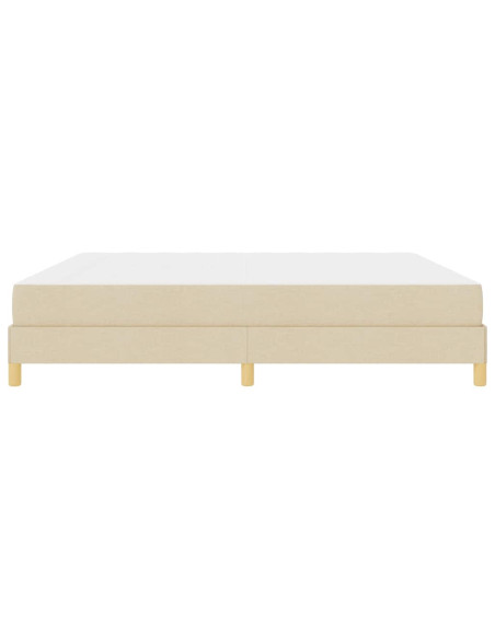 Letto a molle Crema, Marrone 200 x 200 cm