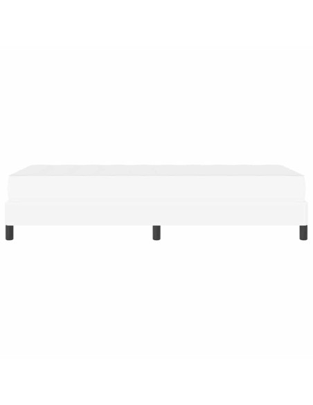 Letto Altro Bianco Puro 90 x 190 cm Pelle sintetica