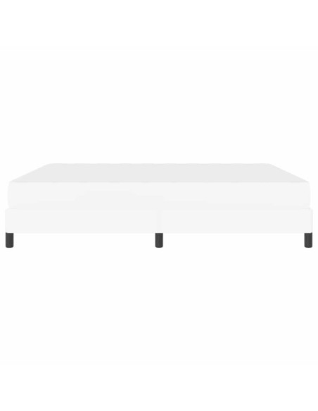 Letto Altro Bianco Puro 180 x 200 cm Pelle sintetica