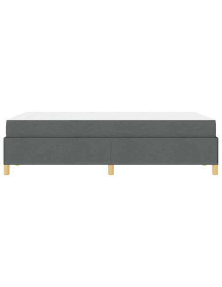 Letto a molle Altro Grigio scuro 120 x 190 cm Tessuto