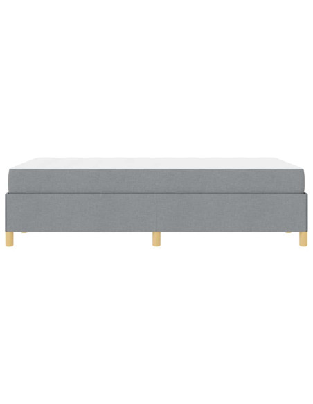 Letto a molle Altro Grigio chiaro e bianco e grigio chiaro